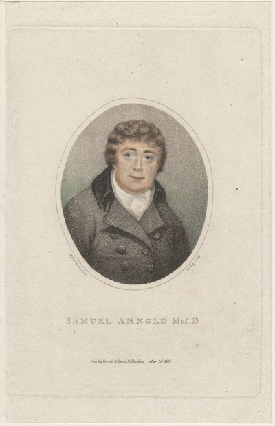Samuel Arnold, William Ridley (1764-1838) tarafından oyulmuş, 1803 (renkli noktalı gravür) by S. J. Arnold